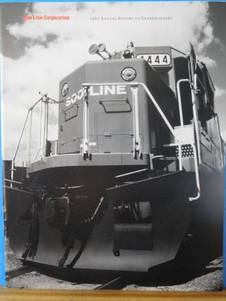 Soo Line Railroad Company Annual Report 1987