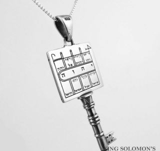 Key Of Solomon Open Doors Moon Pentacle In Silver 925