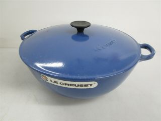 Le Creuset Baking Dish Marmite Ave Couvercle 32 Bha Blue Made In France