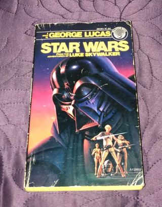 Star Wars 1976 First Edition George Lucas Novel Ballantine Paperback