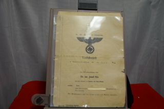 Post Ww2 German Document 1946 - Notary Public Declaration Of Displaced Person