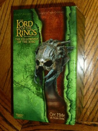 Orc Hide Helm Sideshow Weta Lord Of The Rings Lotr 1/4 Scale