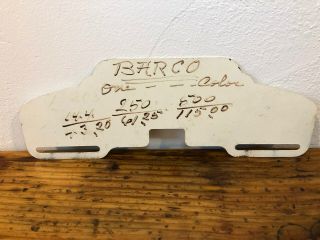 Sanders Dodge Plymouth License Plate Topper - Vintage Gas Oil Sign 3
