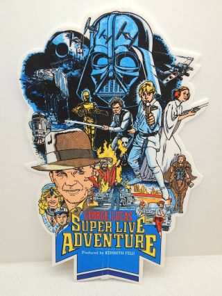 Lucas Live Adventure Promotional Pennant Rare 1992 Star Wars Grail