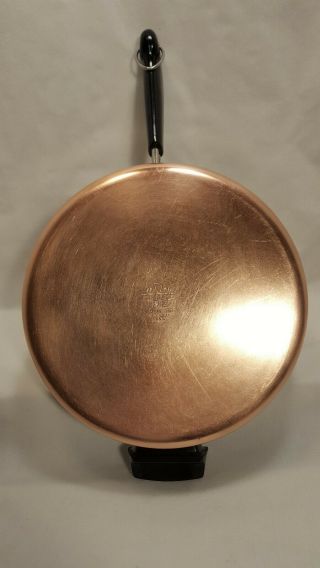Vintage Revere Ware 1801 Copper Clad SS 10 