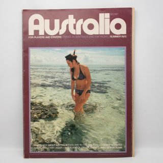 Vintage Australia For Players And Stayers Travel Guide Summer 1973 Hotel Guide