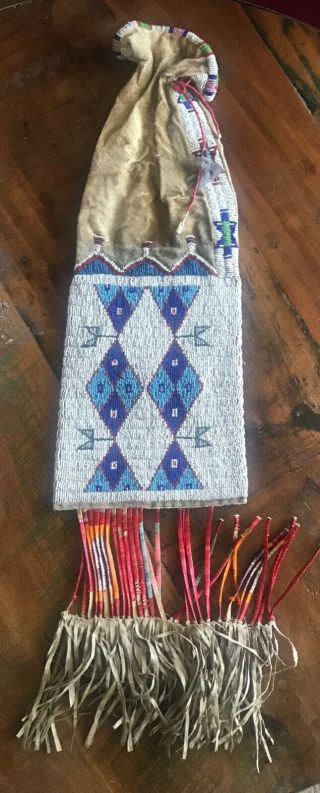 Native American Beaded Medicine Bag