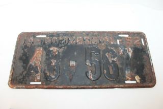 Vintage Collectible License Plate 1952 Iowa Commercial 43 - 587
