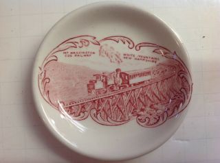 Mt.  Washington Cog Railway Hampshire,  Souvenir Plate