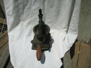 Vintage decorative Hand Crank coffee mill / grinder,  RARE example cond. 3