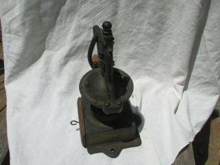 Vintage decorative Hand Crank coffee mill / grinder,  RARE example cond. 4