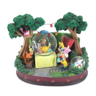 Disney Alice In Wonderland Tea Party Musical Snowglobe “unbirthday Song”