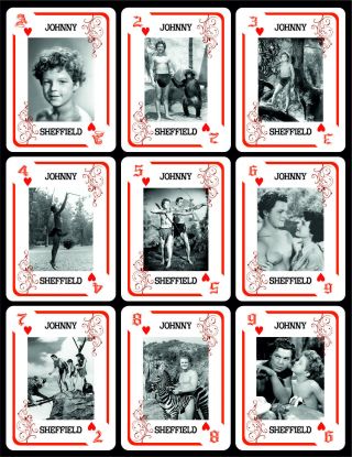 Johnny Sheffield 1 Box With 54 Poker Playing Cards - Argentina - Nib