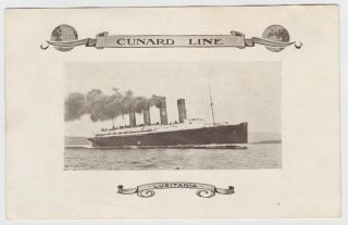 Cunard Rms Lusitania Abstract Log 1914 York To Liverpool Capt D Dow