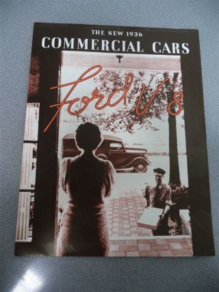 " The 1936 Commercial Cars Ford V8 " Brochure