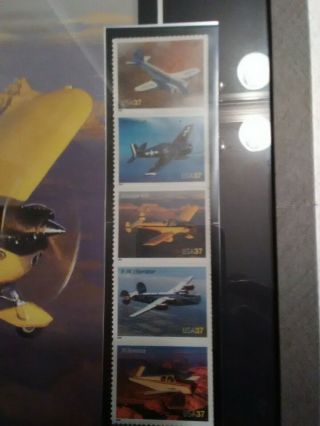 USPS Ercoupe American Advances in Aviation F6F Hellcat Picture & Stamps 2313338 5