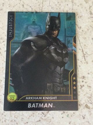 Injustice Arcade Card 57 Batman Arkham Knight Foil Ultra Rare Series 2