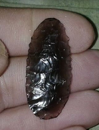 Authentic Arrowhead Artifact Oregon Gem Grade 1 5/8 " Cascade " Exceptional "