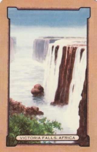 Vintage Coles Swap Card - 1 Single - Scenes - Victoria Falls