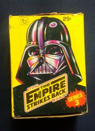 Topps Star Wars The Empire Strikes Back Series 3 Trading Cards Box 36 Wax Packs