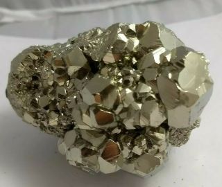 Gorgeous Pyrite Crystal Cluster Specimen,  Peru 727.  8 Grams,  Aaa,  Fools Gold