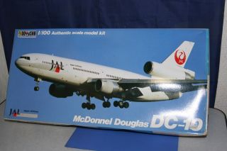 Doyusha Mcdonnell Douglas Dc - 10 Jal " Rag Box " 1/100 Japan