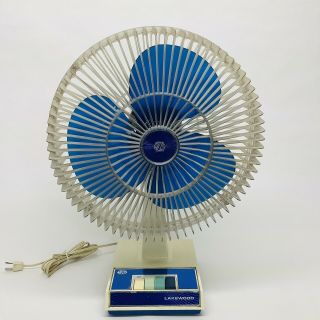Lakewood Fan Oscillating 3 Speed 20 " Table Fan Vtg Mod 1200a