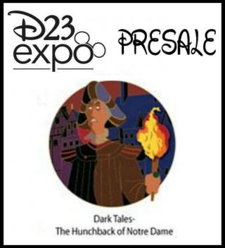 Disney D23 Dsf Dssh Dark Tales Pin Hunchback Notre Dame Frollo Le 300 Pre -