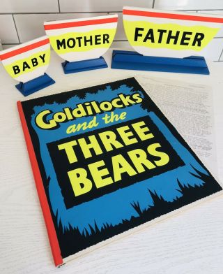 Goldilocks & The 3 Bears By Supreme Magic Rare Conjuring Magician Childrens Prop