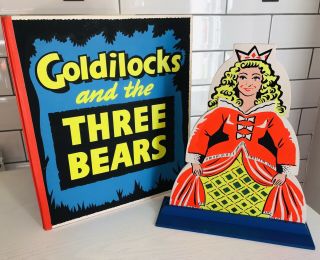 GOLDILOCKS & THE 3 BEARS BY SUPREME MAGIC RARE CONJURING MAGICIAN CHILDRENS PROP 2