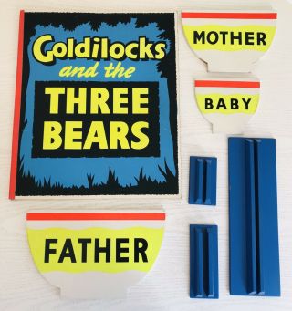 GOLDILOCKS & THE 3 BEARS BY SUPREME MAGIC RARE CONJURING MAGICIAN CHILDRENS PROP 4