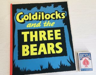GOLDILOCKS & THE 3 BEARS BY SUPREME MAGIC RARE CONJURING MAGICIAN CHILDRENS PROP 5