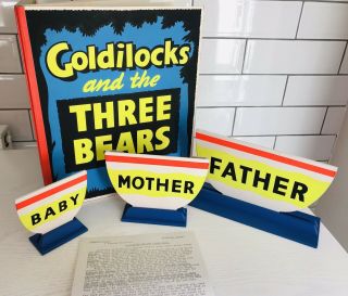 GOLDILOCKS & THE 3 BEARS BY SUPREME MAGIC RARE CONJURING MAGICIAN CHILDRENS PROP 6
