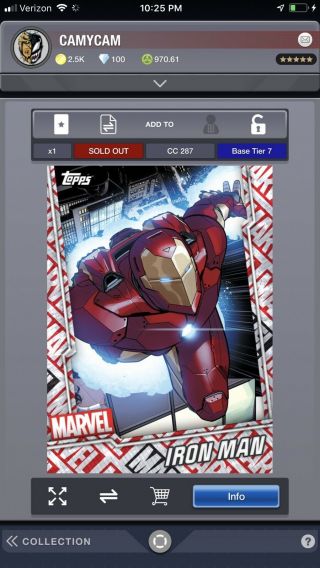 Topps Marvel Digital Entire Account (read Details)