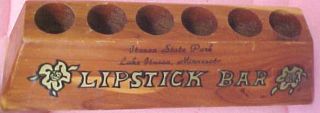 C3 Vintage Itasca State Park Lake Minnesota Minn Mn Lipstick Bar Cedar Souvenir