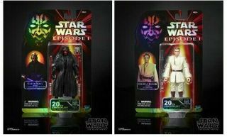 Star Wars Celebration 2019 Hasbro Darth Maul & Obi Wan Kenobi In Hand