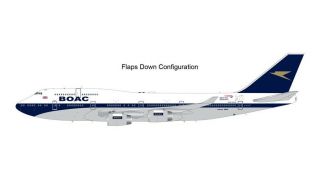 Gemini Jets 1:200 Scale British Airways Boac Boeing 747 - 400 G2baw834f