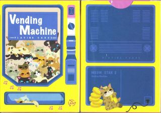 Meow Star V2 - Playing Cards - 2 Deck Set - Vending Machine - USPCC - LE of 2,  500 5