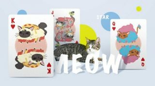Meow Star V2 - Playing Cards - 2 Deck Set - Vending Machine - USPCC - LE of 2,  500 7