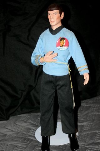 Star Trek Mr.  Spock Porcelain Doll Autographed 1988 Decorative Collectible Sci