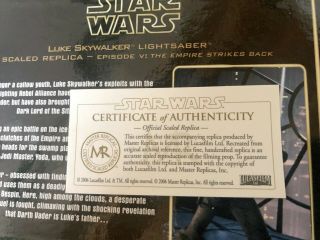 Star Wars Master Replicas.  45 Scaled Luke Skywalker EP V ESB SW - 332 8
