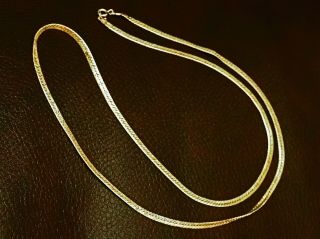 A Sterling Silver Necklace - Necklace Is In
