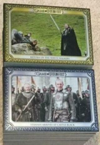 Rittenhouse Game Of Thrones Inflexions 150 - Card Complete Base Set