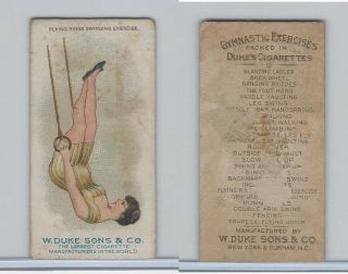 N77 Duke,  Gymnastic Exercises,  1887,  Flying Rings,  Swinging