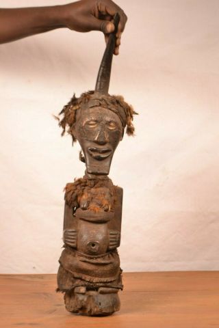 African Art,  Songye Fetish Statue From Southeastern Congo (zaire)