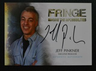 Fringe Seasons 1 & 2 Rare Autograph A14 Jeff Pinker Producer Auto Trading Card
