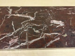 Marble Slab For Decorative Use Brown Copper & White Veining