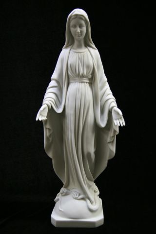 19 " Our Lady Of Grace Virgin Mary Catholic Statue Sculpture Made In Italy