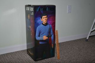 Nib 2004 Sideshow Collectibles Star Trek 1/4 Scale Spock 271/1000