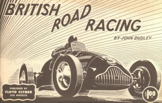1950 British Road Racing By John Dudley - Vintage